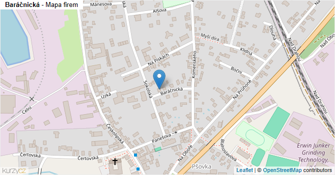 Baráčnická - mapa firem