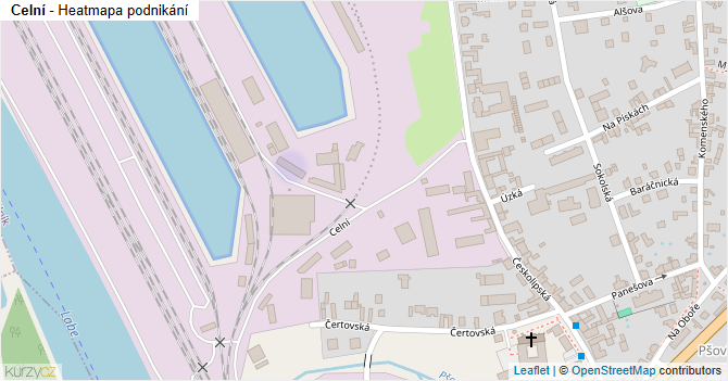 Celní - mapa podnikání