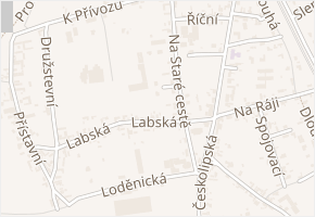 Jívová v obci Mělník - mapa ulice