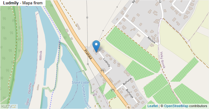Ludmily - mapa firem
