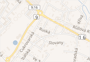 Lužická v obci Mělník - mapa ulice