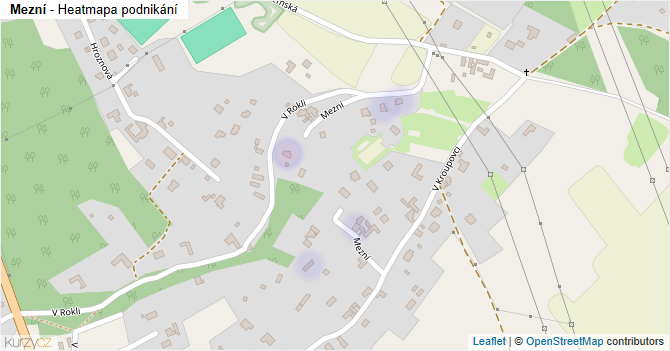 Mezní - mapa podnikání