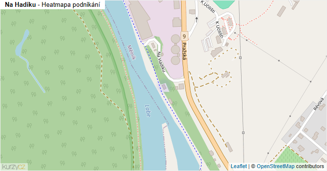 Na Hadíku - mapa podnikání