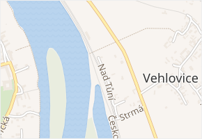 Nad Tůní v obci Mělník - mapa ulice
