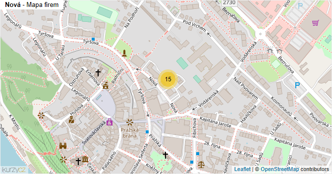 Nová - mapa firem