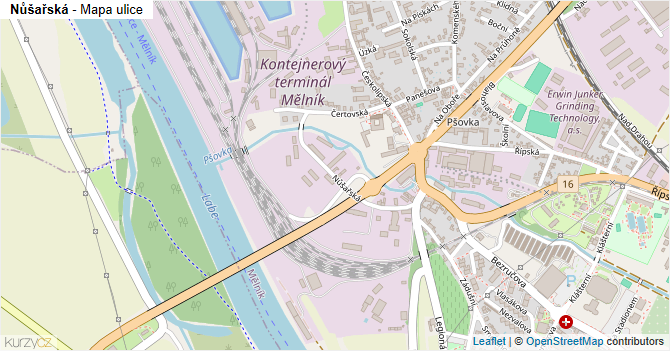 Nůšařská - mapa ulice