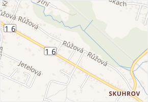 Oranžová v obci Mělník - mapa ulice