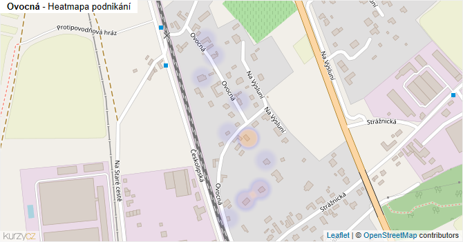 Ovocná - mapa podnikání