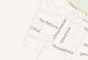 Slunečná v obci Mělník - mapa ulice