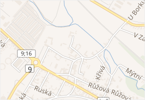 Stará v obci Mělník - mapa ulice