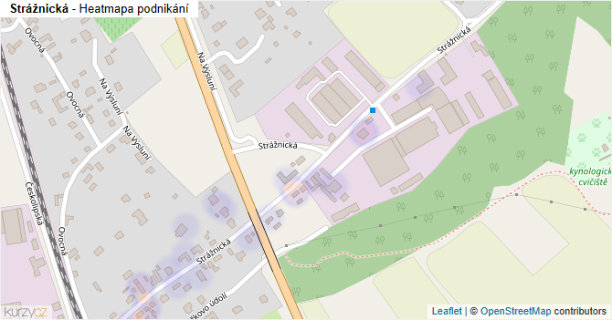 Strážnická - mapa podnikání
