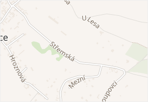 Střemská v obci Mělník - mapa ulice