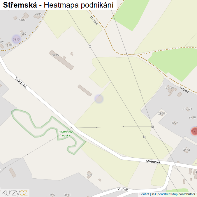 Mapa Střemská - Firmy v ulici.