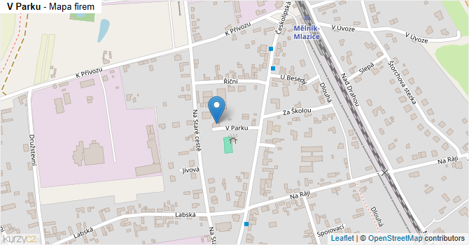 V Parku - mapa firem