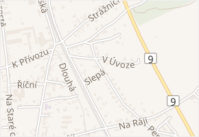 V Úvoze v obci Mělník - mapa ulice