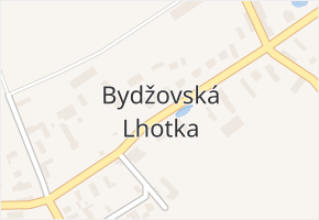Bydžovská Lhotka v obci Měník - mapa části obce