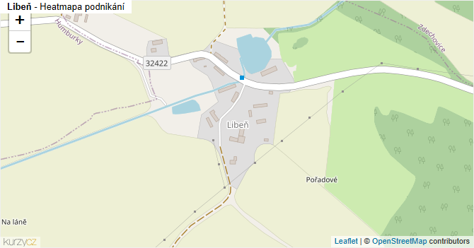 Libeň - mapa podnikání