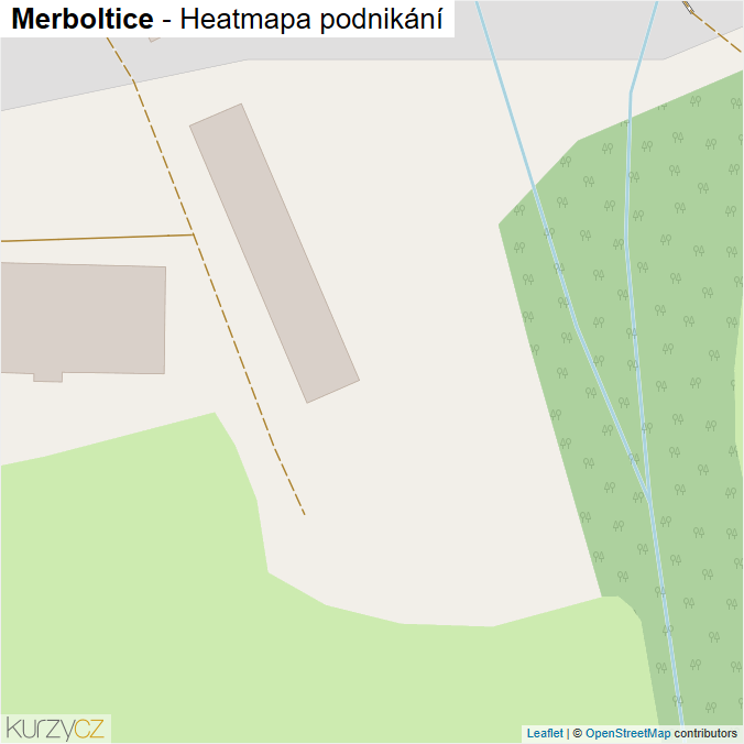 Mapa Merboltice - Firmy v obci.