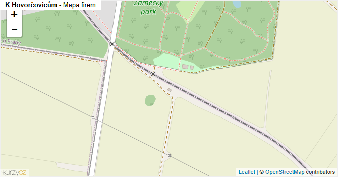K Hovorčovicům - mapa firem