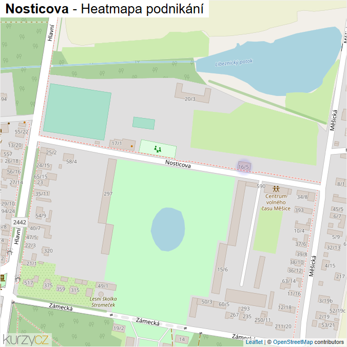 Mapa Nosticova - Firmy v ulici.