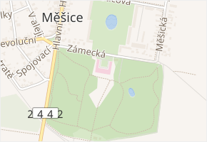 Trnková v obci Měšice - mapa ulice