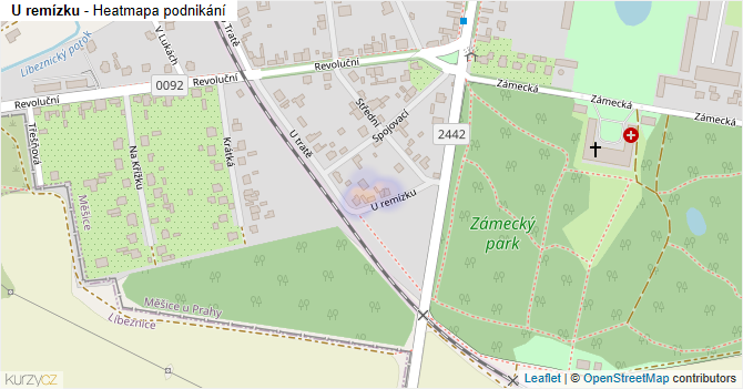 U remízku - mapa podnikání