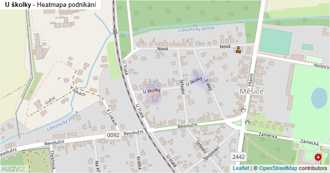 U školky - mapa podnikání