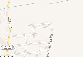 Ve Slatinách v obci Měšice - mapa ulice