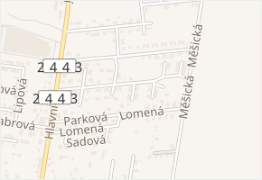 Žitná v obci Měšice - mapa ulice