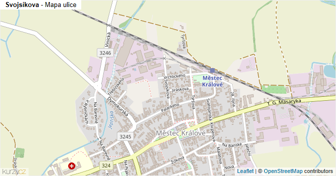 Svojsíkova - mapa ulice