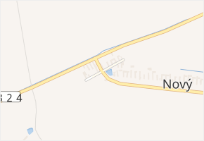 U Nového v obci Městec Králové - mapa ulice