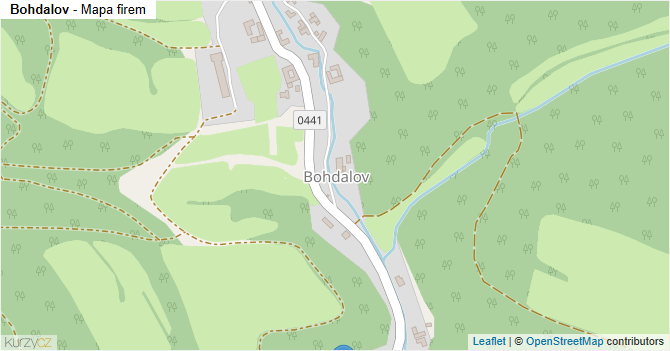 Bohdalov - mapa firem