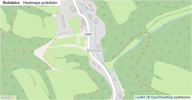 Bohdalov - mapa podnikání
