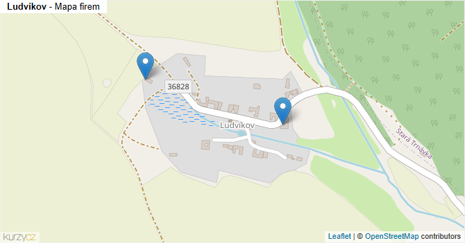 Ludvíkov - mapa firem