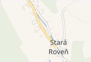 Stará Roveň v obci Městečko Trnávka - mapa části obce