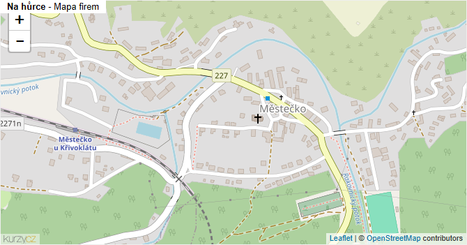 Na hůrce - mapa firem