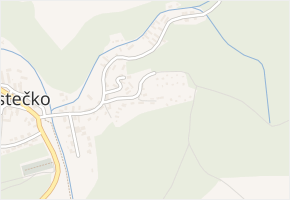 V chaloupkách v obci Městečko - mapa ulice