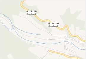V kopcích v obci Městečko - mapa ulice