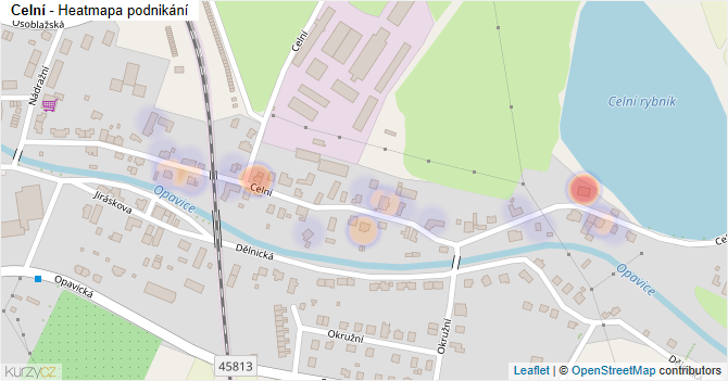 Celní - mapa podnikání