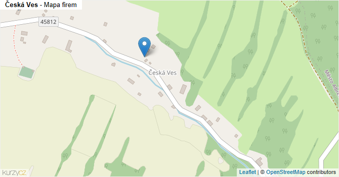 Česká Ves - mapa firem