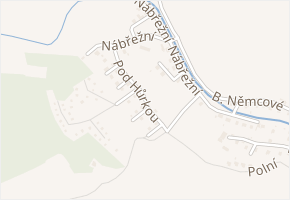 Pod Hůrkou v obci Město Albrechtice - mapa ulice