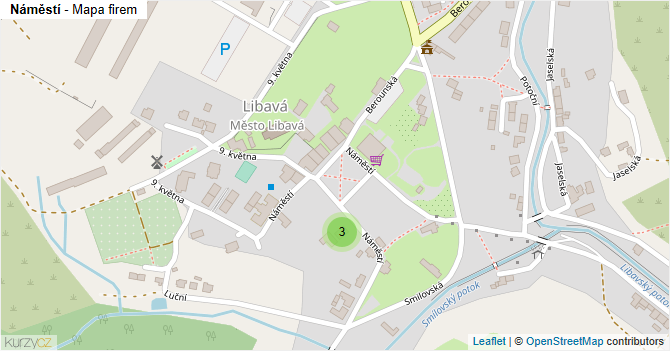 Náměstí - mapa firem