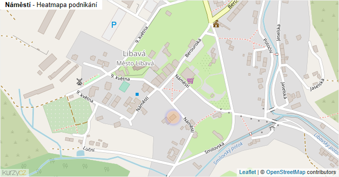 Náměstí - mapa podnikání
