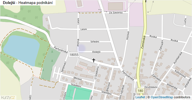 Dolejší - mapa podnikání