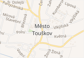 Spojovací v obci Město Touškov - mapa ulice