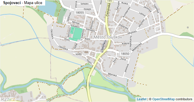 Spojovací - mapa ulice