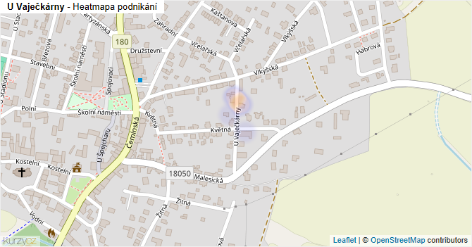 U Vaječkárny - mapa podnikání