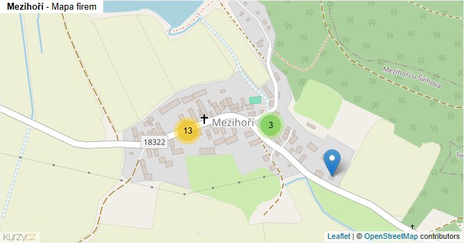 Mezihoří - mapa firem