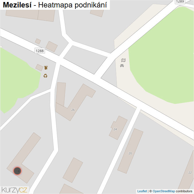 Mapa Mezilesí - Firmy v obci.