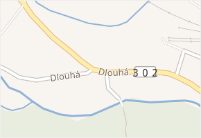 Dlouhá v obci Meziměstí - mapa ulice